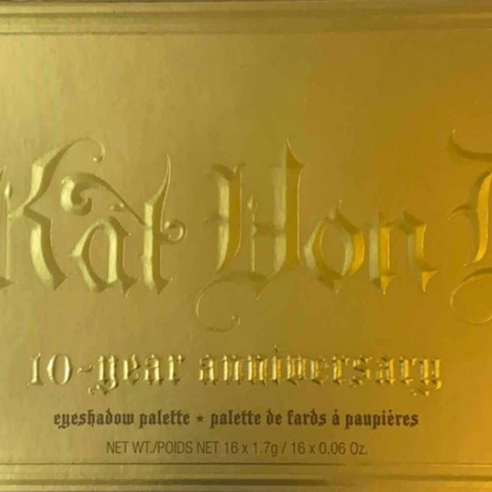 Kat Von D 10th Year Anniversary Eyeshadow Palette